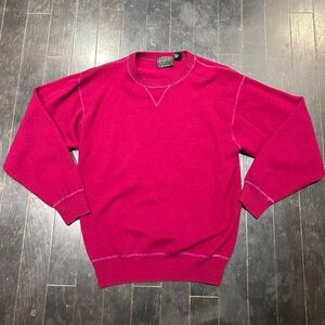 Forte Men's Burgundy Crewneck Sweater